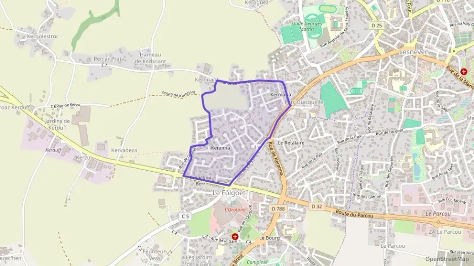 Maison 88 m² cinq pièces à vendre à Le Folgoët Maison 88 m² cinq pièces à vendre à Le Folgoët