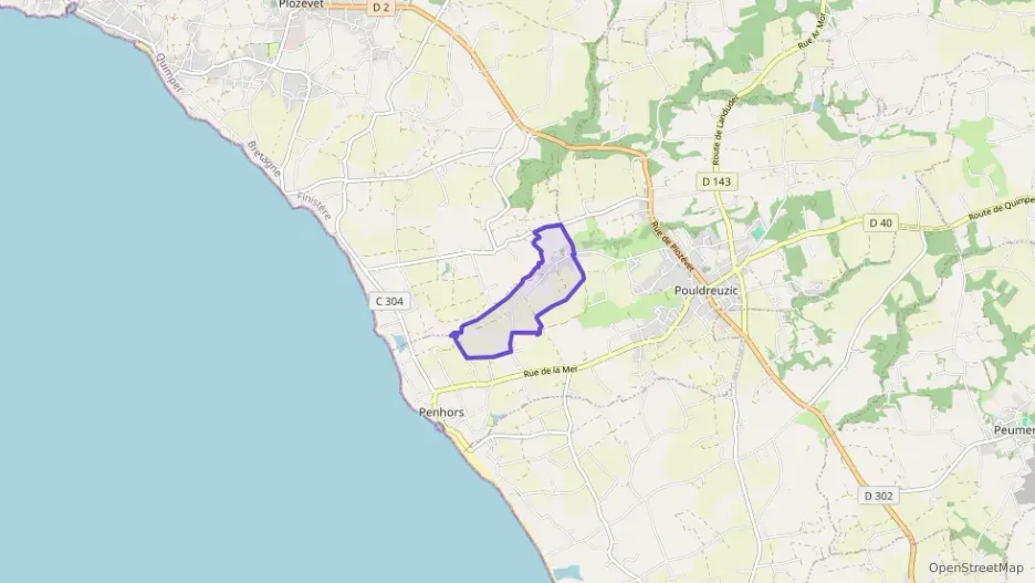 Maison 128 m² sept pièces à vendre à Pouldreuzic