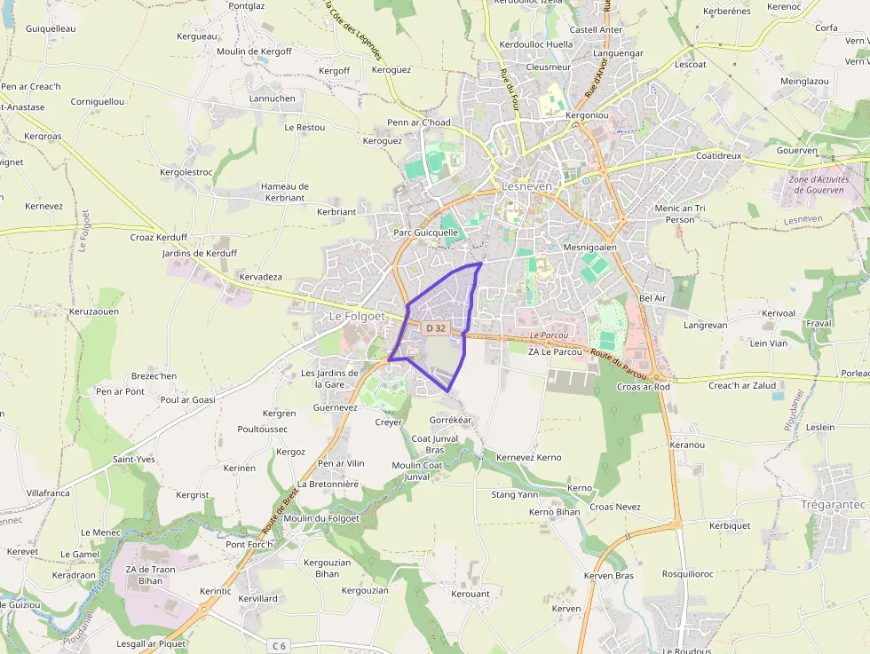 Maison 75 m² quatre pièces à vendre à Le Folgoët