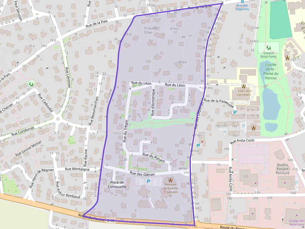 Maison 91 m² 5 pièces à vendre à Lesneven