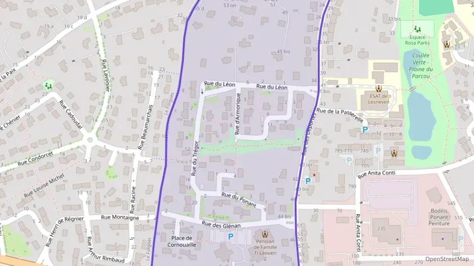 Maison 91 m² cinq pièces à vendre à Lesneven Maison 91 m² cinq pièces à vendre à Lesneven