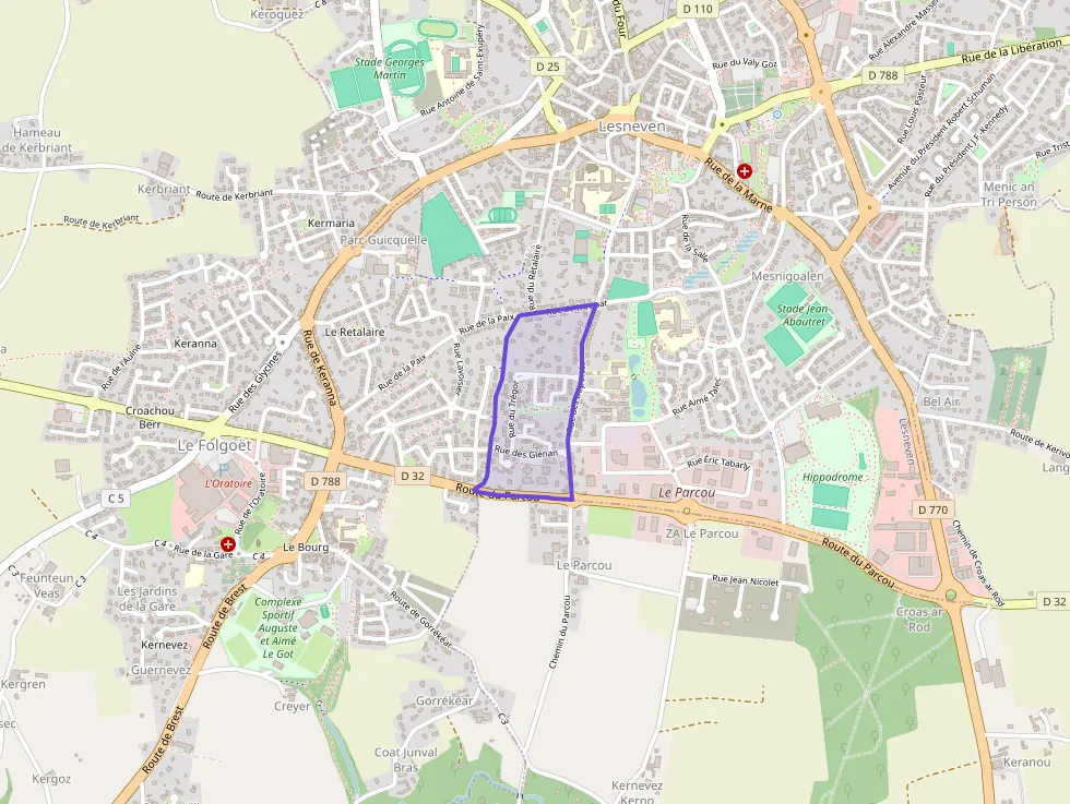 Maison 91 m² 5 pièces à vendre à Lesneven