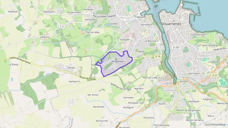 Maison 115 m² cinq pièces à vendre à Douarnenez