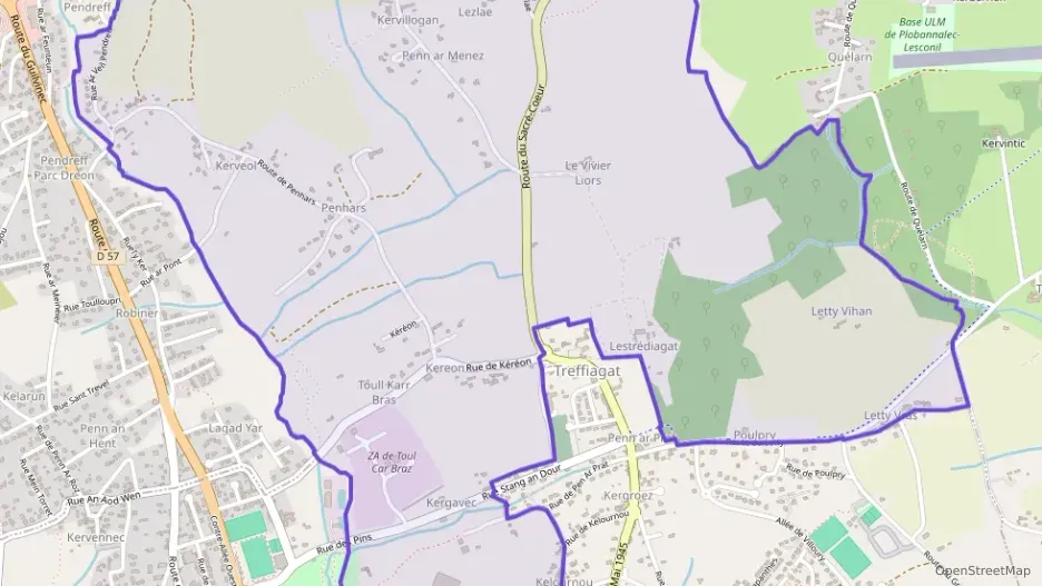 Maison 130 m² quatre pièces à vendre à Treffiagat