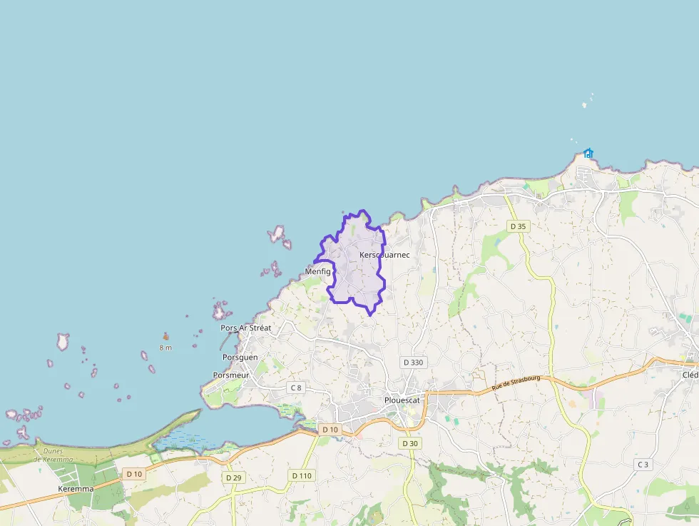 Maison 96 m² quatre pièces à vendre à Plouescat