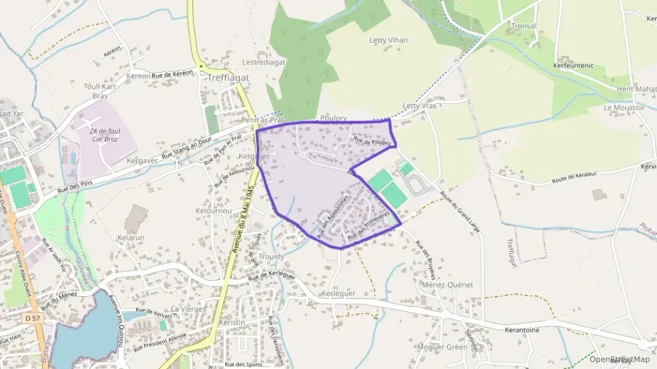 Maison 101 m² quatre pièces à vendre à Treffiagat