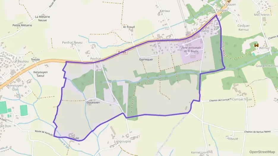 Maison 64 m² trois pièces à vendre à Plomeur Maison 64 m² trois pièces à vendre à Plomeur