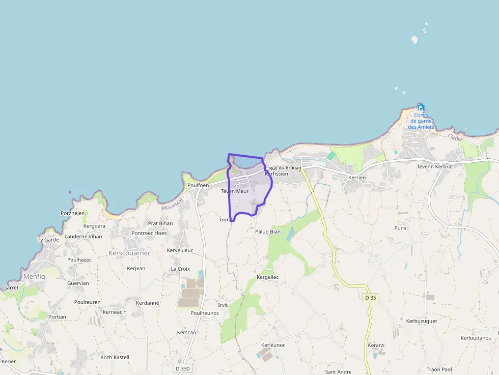 Maison 98 m² quatre pièces à vendre à Cléder