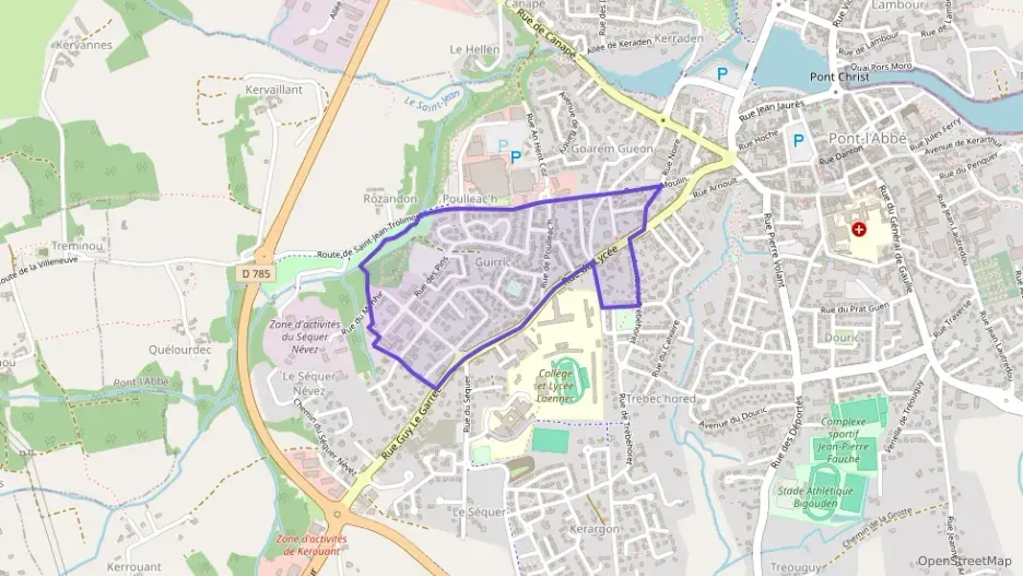 Maison 54 m² trois pièces à vendre à Pont-l`Abbé