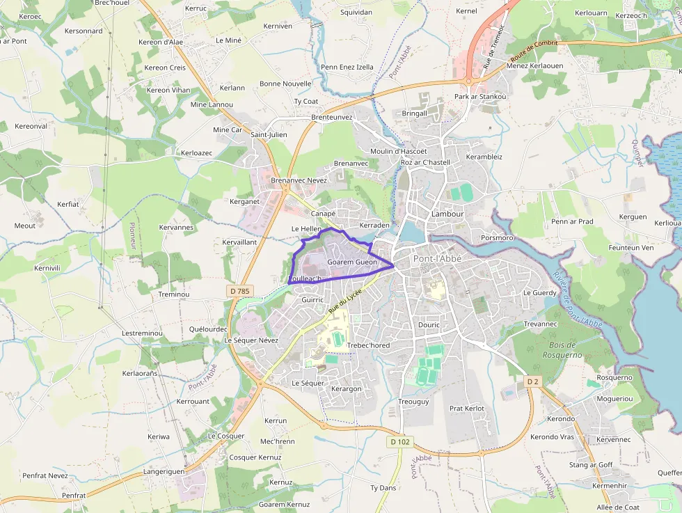 Maison 77 m² quatre pièces à vendre à Pont-l`Abbé