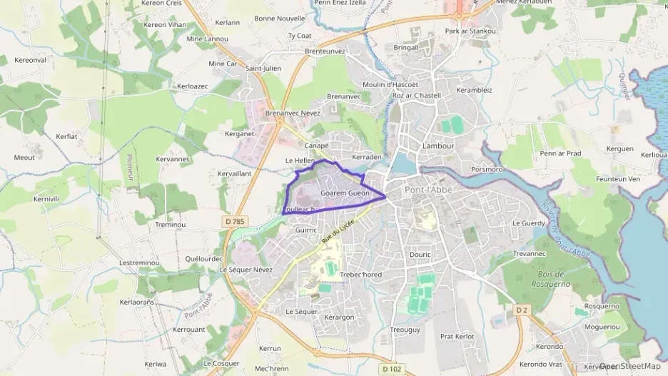 Maison 77 m² quatre pièces à vendre à Pont-l`Abbé