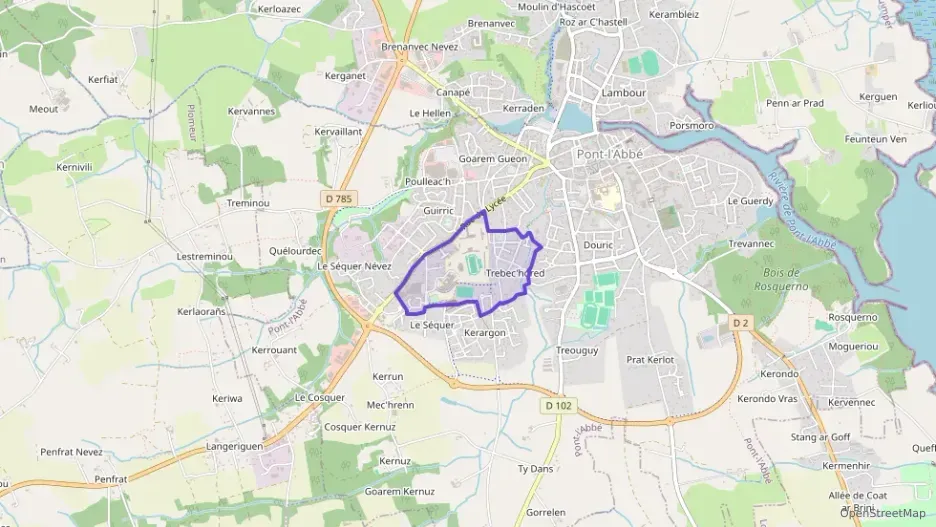 Maison 64 m² trois pièces à vendre à Pont-l`Abbé