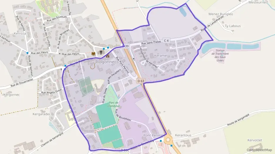 Maison 75 m² trois pièces à vendre à Plogonnec