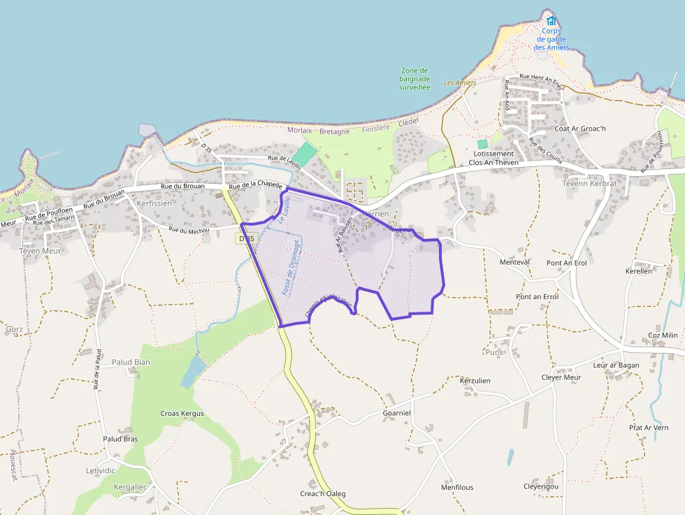 Maison 60 m² trois pièces à vendre à Cléder