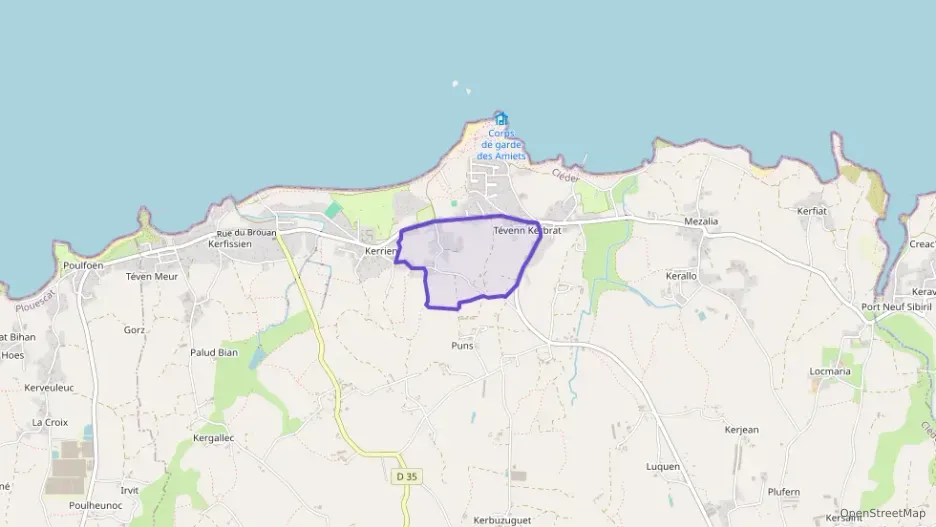 Maison 75 m² trois pièces à vendre à Cléder