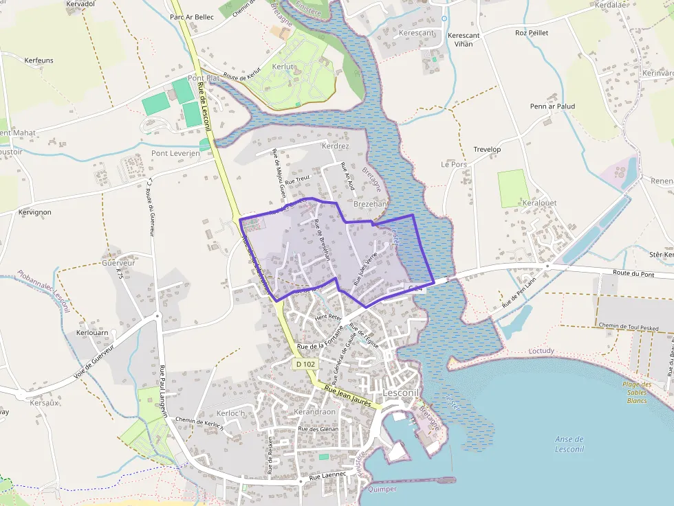 Maison 96 m² quatre pièces à vendre à Plobannalec-Lesconil