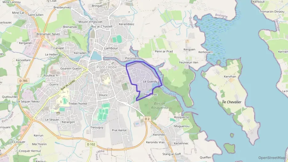 Maison 77 m² cinq pièces à vendre à Pont-l`Abbé