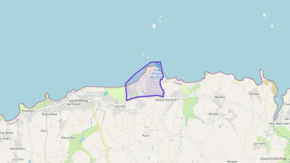 Maison 60 m² trois pièces à vendre à Cléder