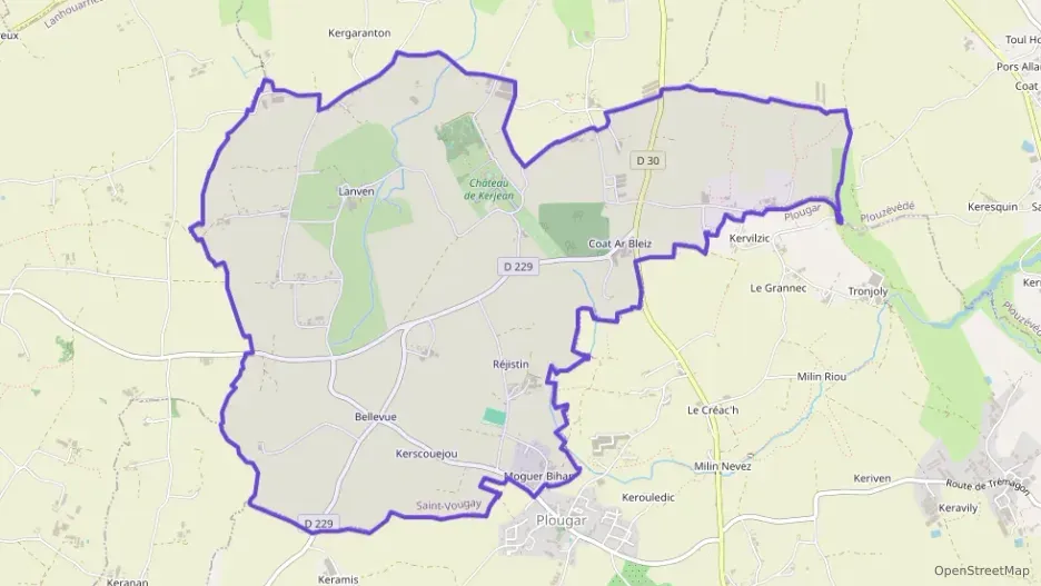 Maison 55 m² trois pièces à vendre à Saint-Vougay Maison 55 m² trois pièces à vendre à Saint-Vougay