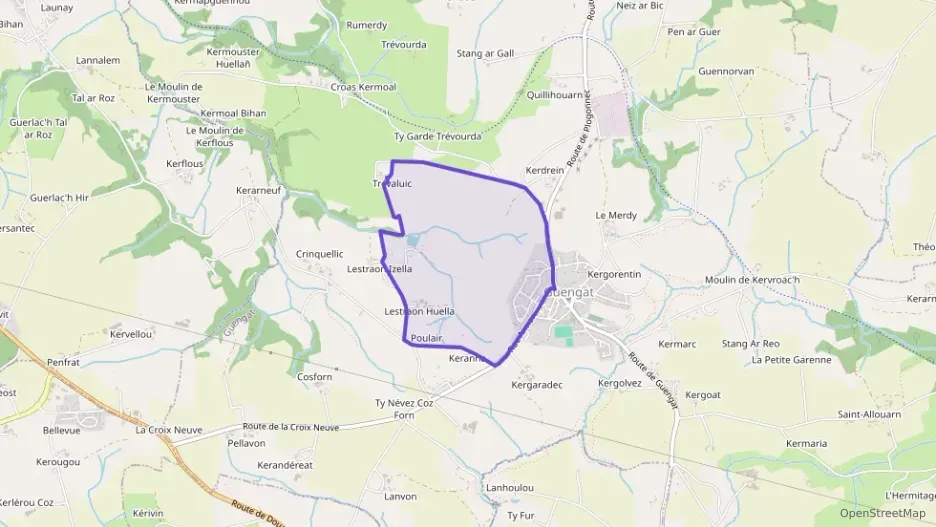 Maison 92 m² quatre pièces à vendre à Guengat Maison 92 m² quatre pièces à vendre à Guengat