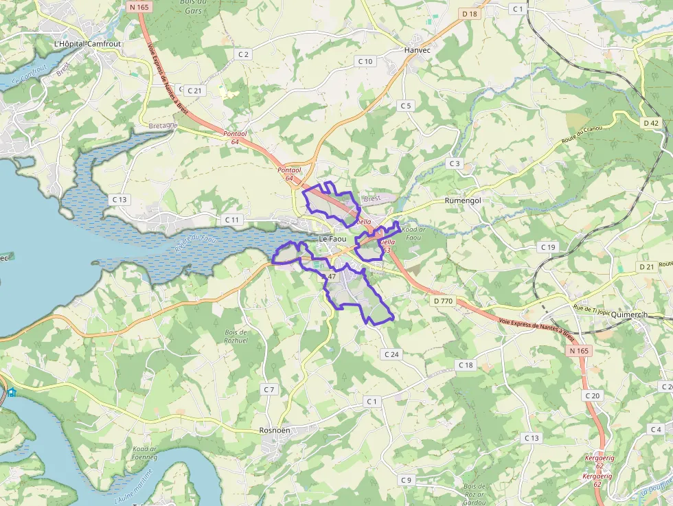 Maison 94 m² trois pièces à vendre à Le Faou