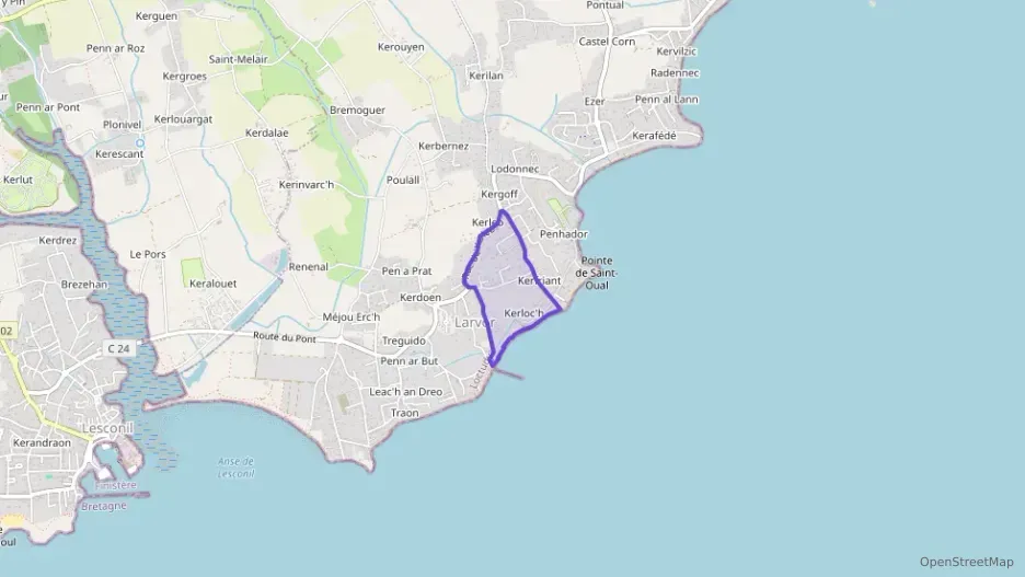 Maison 67 m² trois pièces à vendre à Loctudy