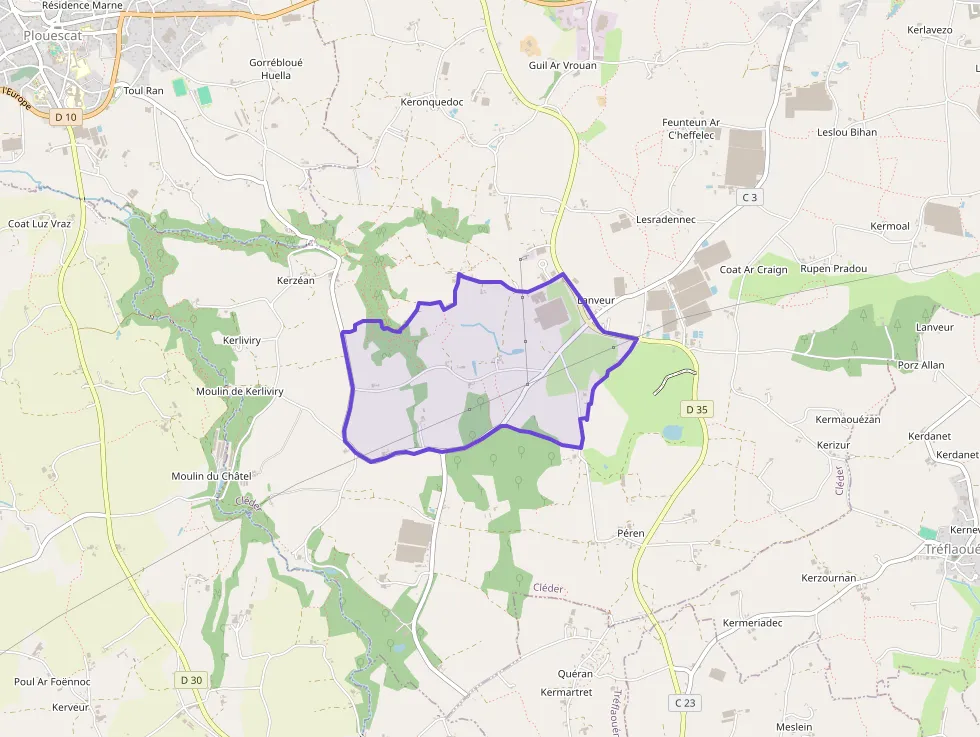 Maison 65 m² trois pièces à vendre à Cléder