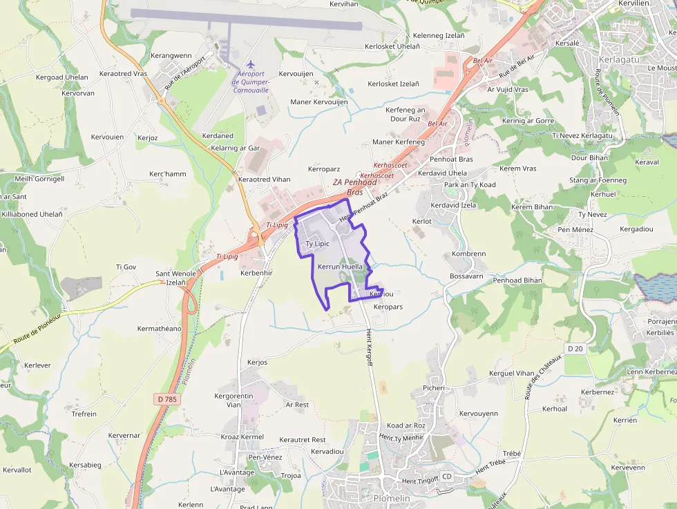 Maison 87 m² quatre pièces à vendre à Plomelin