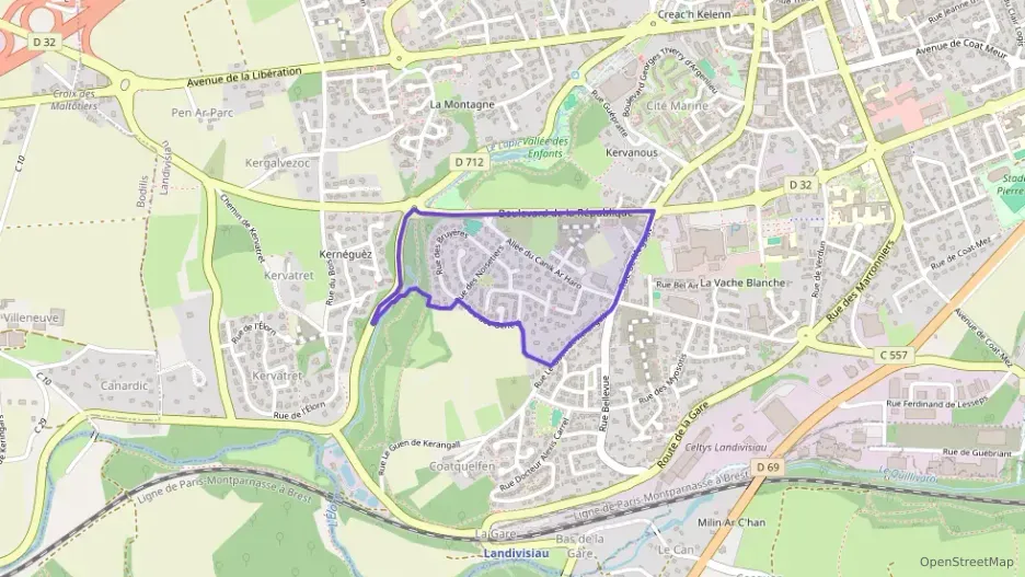 Maison 96 m² cinq pièces à vendre à Landivisiau