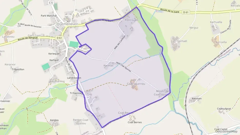 Maison 52 m² trois pièces à vendre à Quéménéven Maison 52 m² trois pièces à vendre à Quéménéven