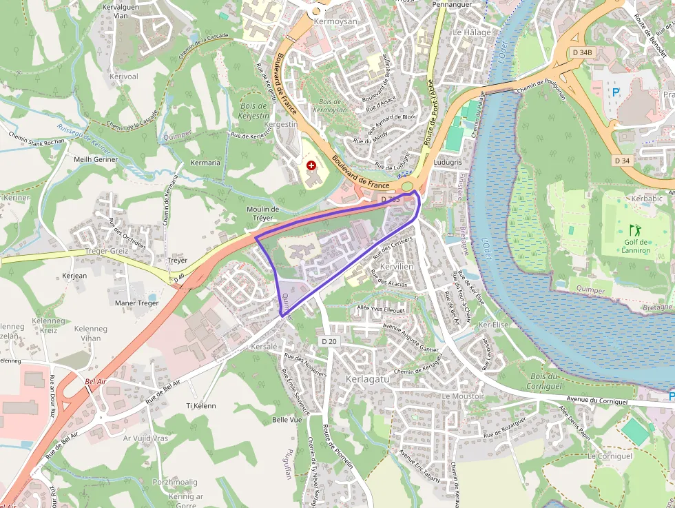 Maison 91 m² quatre pièces à vendre à Quimper