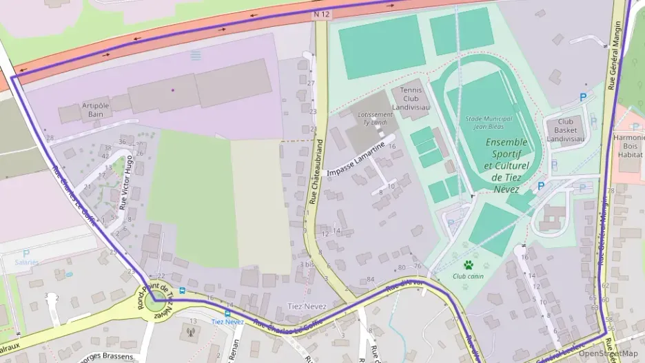 Maison 71 m² quatre pièces à vendre à Landivisiau