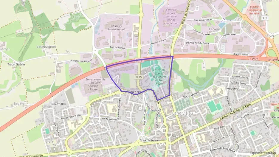 Maison 71 m² quatre pièces à vendre à Landivisiau