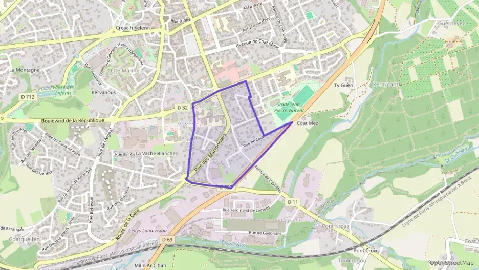 Maison 56 m² trois pièces à vendre à Landivisiau