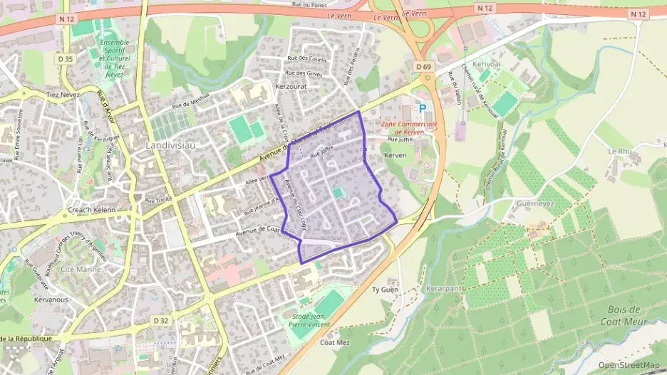 Maison 94 m² cinq pièces à vendre à Landivisiau