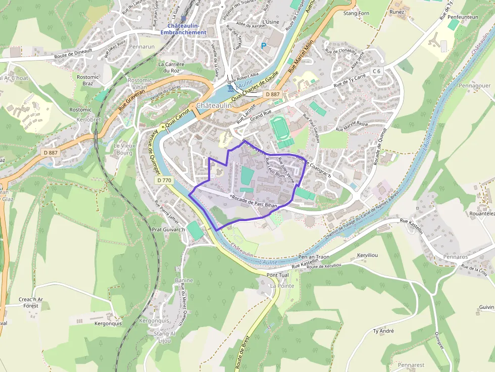 Maison 77 m² quatre pièces à vendre à Châteaulin