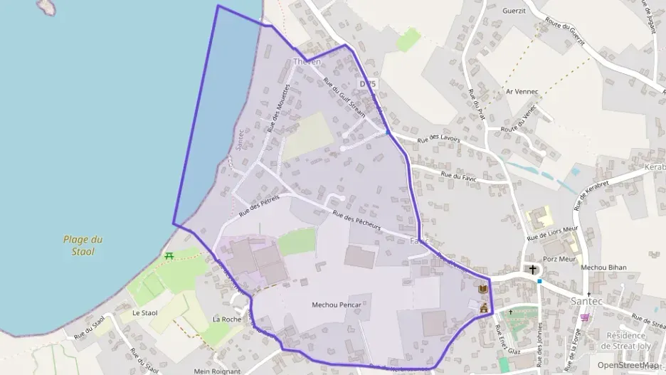 Maison 61 m² trois pièces à vendre à Santec Maison 61 m² trois pièces à vendre à Santec