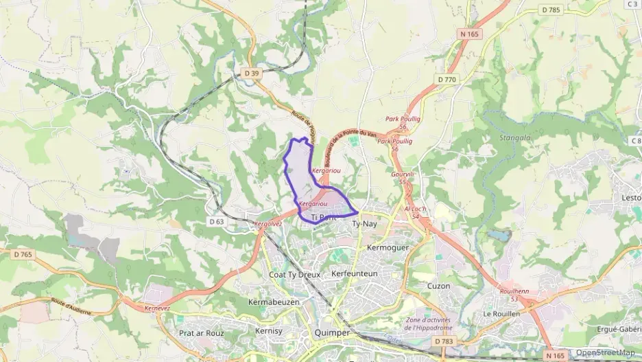 Maison 101 m² cinq pièces à vendre à Quimper Maison 101 m² cinq pièces à vendre à Quimper