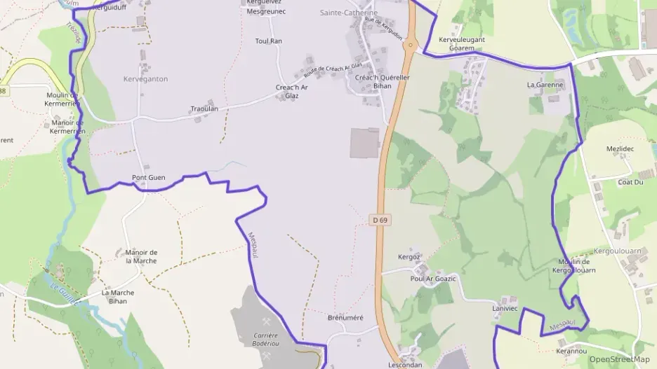 Maison 147 m² six pièces à vendre à Mespaul Maison 147 m² six pièces à vendre à Mespaul