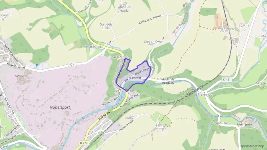 Maison 70 m² trois pièces à vendre à Pont-de-Buis-lès-Quimerch