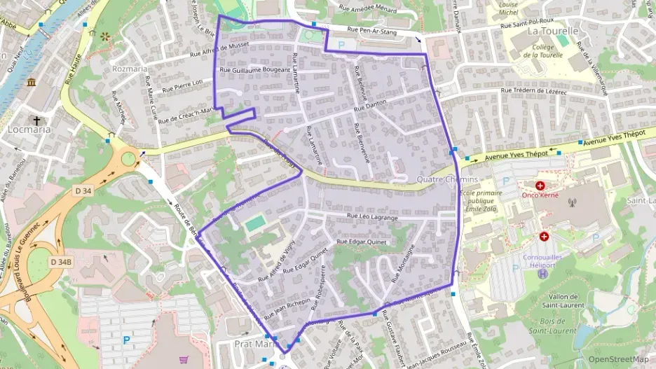 Maison 94 m² cinq pièces à vendre à Quimper Maison 94 m² cinq pièces à vendre à Quimper