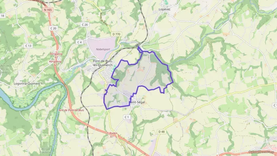 Maison 100 m² cinq pièces à vendre à Saint-Ségal Maison 100 m² cinq pièces à vendre à Saint-Ségal