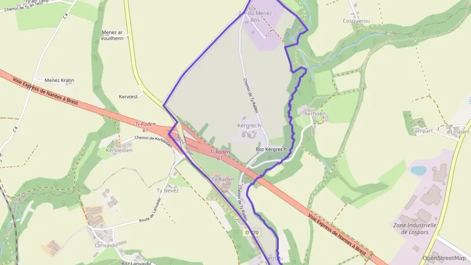 Maison 60 m² trois pièces à vendre à Saint-Ségal Maison 60 m² trois pièces à vendre à Saint-Ségal