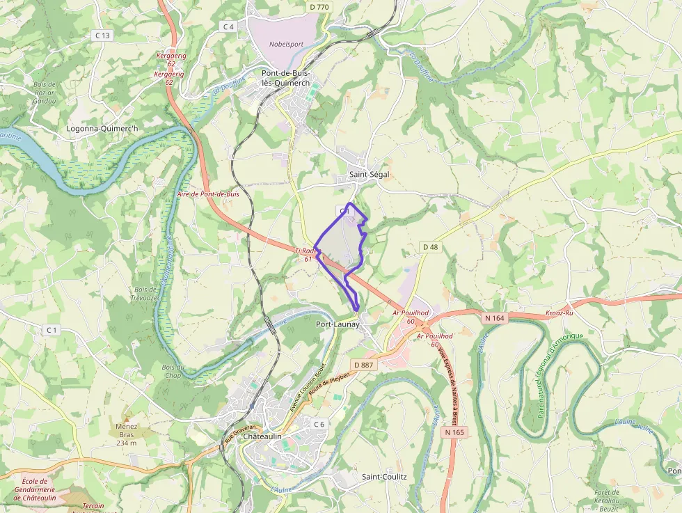 Maison 60 m² trois pièces à vendre à Saint-Ségal