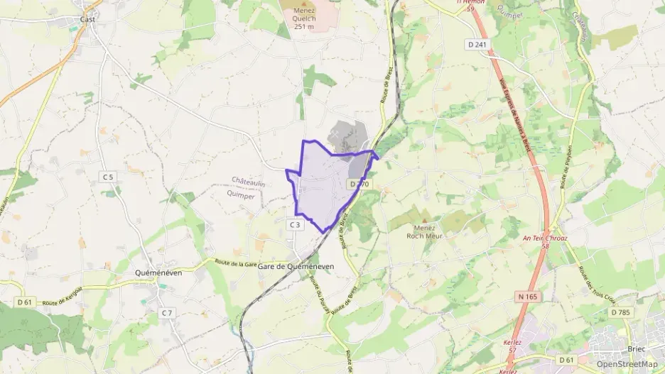 Maison 105 m² cinq pièces à vendre à Cast Maison 105 m² cinq pièces à vendre à Cast