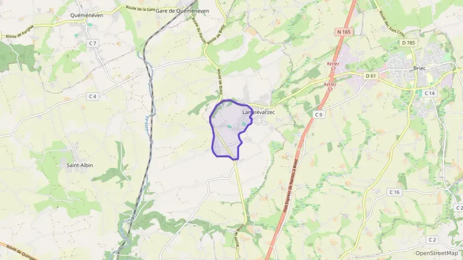 Maison 93 m² cinq pièces à vendre à Landrévarzec