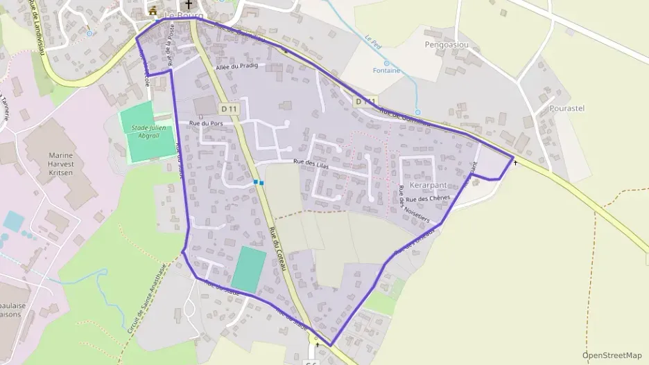 Maison 69 m² quatre pièces à vendre à Lampaul-Guimiliau Maison 69 m² quatre pièces à vendre à Lampaul-Guimiliau