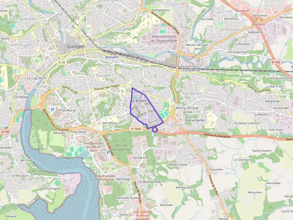 Maison 88 m² quatre pièces à vendre à Quimper