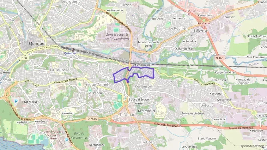 Maison 107 m² six pièces à vendre à Quimper Maison 107 m² six pièces à vendre à Quimper