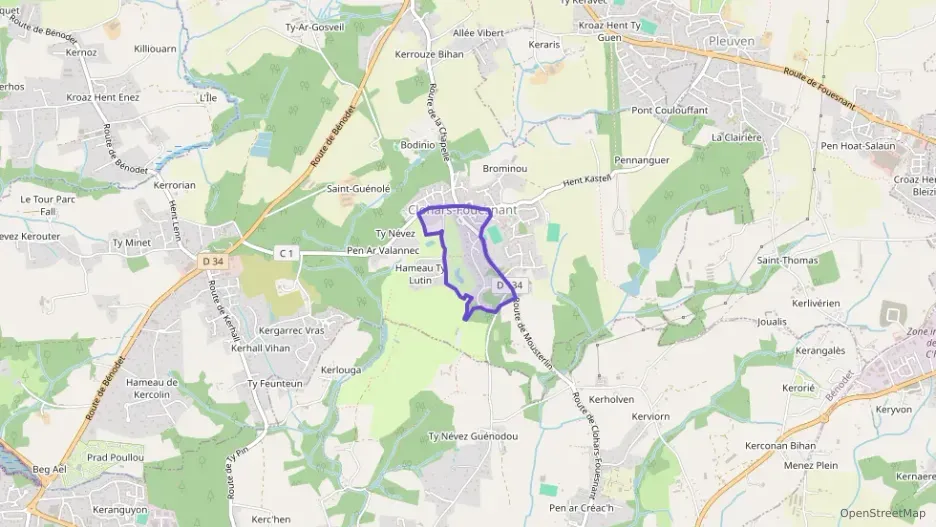 Maison 91 m² quatre pièces à vendre à Clohars-Fouesnant Maison 91 m² quatre pièces à vendre à Clohars-Fouesnant